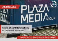 Strom ohne Unterbrechung für Fußballfieber ohne Abbruch