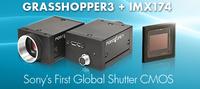 Point Grey's Latest Grasshopper3 USB3 Vision Camera is First to Feature Sony Global Shutter CMOS Technology