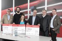 Scheckübergabe der HANSA-FLEX Weihnachtsaktion „Spenden statt schenken“