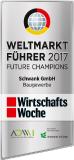 Schwank erhält Auszeichnung "Weltmarktführer 2017"
