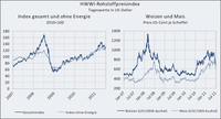 HWWI-Rohstoffpreisindex ist weiter gesunken