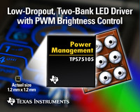 TI Delivers Smallest Linear LED Driver for Portable Electronics