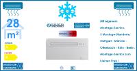 Unico Air Inverter 10 HP Monoblock-Klimagerät 2,3kW Kühlen und Heizen für 1 Zimmer mit 28 m² Fläche