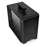 Jetzt bei Caseking - Das portable Mini-ITX-Gehäuse Lian Li TU150 mit praktischem Tragegriff, Seitenteil aus Temperglas und voller Leistung