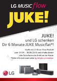 LG startet Musicflat-Aktion mit JUKE!