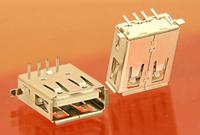 Neues von setron: MPE-Garry Serie 416: Neuer stehender USB-A-Steckverbinder in SMD-Ausführung - SMD-USB-Stecker benötigt keine Bohrungen in der Platine
