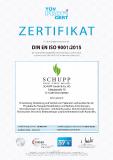 Schupp nach neuer Norm zertifiziert