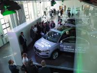 Gelungene Präsentation des neuen ŠKODA KAROQ im bauwerk köln