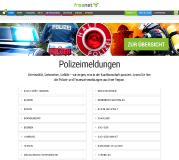 freenet.de "Polizeimeldungen": Hier spielt der wahre Heimatkrimi