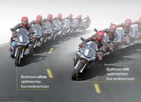Optimiertes Kurvenbremsen: Neue Funktion von Continental verleiht Motorrädern mehr Stabilität
