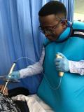 Prof. Mike Sathekge ist der erste Nuklearmediziner in Südafrika, der nicht-melanozytische Hautkrebspatienten mit Rhenium-SCT® behandelt