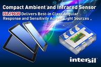 Intersils hochkompakter Umgebungslicht- und Infrarot-Sensor setzt neuen Standard für Handheld-, PC-, TV- und industrielle Displays