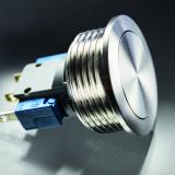 Puristischer Metal Line-Taster mit 24 mm Durchmesser