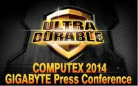 GIGABYTE begann die Computex 2014 mit einem Paukenschlag und hielt eine Pressekonferenz im Brown Sugar in Taipeh ab