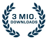 3.000.000 Downloads - eine Zahl, die für uns spricht