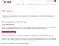 Mit wenigen Klicks zur CAD-Zeichnung: REHAU erweitert sein Serviceangebot für Kanaltechnik