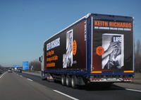 Buchpromotion per LKW