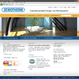 Neue Homepage von Zewotherm