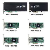 Neue Tri-Mode-RAID-Familie ARC-1886 von Areca – mit bis zu sechs SSDs huckepack auf der Platine