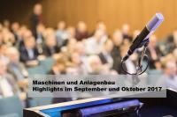 Maschinen- und Anlagenbau - Neue Veranstaltungen und aktuelle Termine