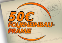 Preisnachlass bei der professionellen Montage von AutoglasFolien