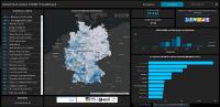 COVID-19 Dashboard vom Robert Koch-Institut in Kooperation mit Esri Deutschland