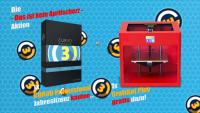 Gratis 3D Drucker beim Kauf einer CUR3D Professional Jahreslizenz