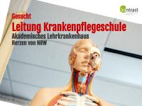 Pflegepädagog:in gesucht! Stellenangebot Leitung Krankenpflegeschule in NRW – Weiterentwicklung Ausbildungs- und Lehrangebote