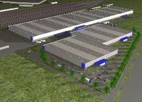 Eurinpro baut das neue Tchibo Logistikzentrum für die BLG in Bremen mit 60.212 Quadratmetern