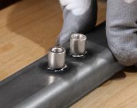 Stainless steel weld studs for Stauff clamps
