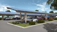 LIGNA präsentiert Solarcarports mit Holzstruktur: nachhaltig, optisch ansprechend, langlebig und kostengünstig