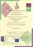 Halal-Zertifizierung für die nach NSF H1 und M1 registrierten Produkte von CRC