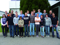 Zum Ausbildungsbeginn am 01. September 2011 hieß GEZE 14 neue Auszubildende willkommen