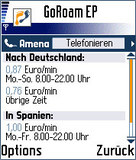 Preisvergleich für Auslandstarife