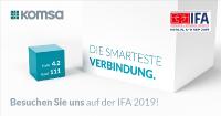 Robotics und Gaming: KOMSA präsentiert neues Produktsortiment auf der IFA 2019
