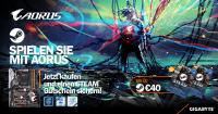 Kaufen Sie eines der neuesten GIGABYTE Z370 AORUS Gaming Mainboards und erhalten Sie bis zu 40 € in Form von kostenlosen Steam-Guthaben-Codes!