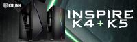 EXKLUSIV bei Caseking - Preiswerte ATX-Gaming-Cases Kolink Inspire K4 & K5 mit effizientem Airflow und modernem Look