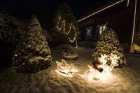 Weihnachtsdeko für den Vorgarten: Wenn der Weihnachtsmann mit den Rentieren um die Wette leuchtet