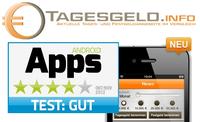 Einfach und effektiv – Top-Bewertung für Tagesgeld.info App