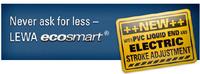 LEWA ecosmart metering pump now also available with PVC liquid end