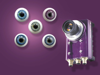 Machine-Vision Smart Camera with 5 megapixel CCD sensor inspects large parts and packages