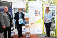 Die "Hessische Energiespar-Aktion" informiert: Eröffnung der Ausstellung "Austausch alter Heizungsumwälzpumpen" im Rathaus der Gemeinde Ebersburg