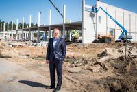 Neue moderne Halle für Foodlogistik von B+S in Bielefeld