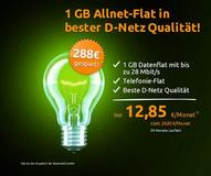crash-tarife.de: Allnet Flat 1000 in bester D-Netz-Qualität mit 1 GB Datenflat zum Vorzugspreis