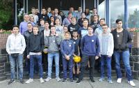 Schüler informieren sich am "Tag der Verpackung" bei thyssenkrupp in Andernach