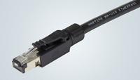 RJ45 connectors for fire resistant data cables used in railway applications