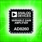 Der este digital programmierbare VGA und Treiber von Analog Devices der niedrige Impedanzen mit einfacher Stromversorgung treibt