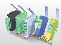 Platzsparende vertikale DIN-Rail-Gehäuse von Italtronic