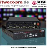 Die itworx-pro GmbH aus Hamburg liefert den Rose Electronics Single User KVM-Switch QuadraVisa HDMI für den Sonderfahrzeugbau