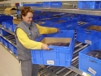 Großbehälter für die Fahrzeugproduktion